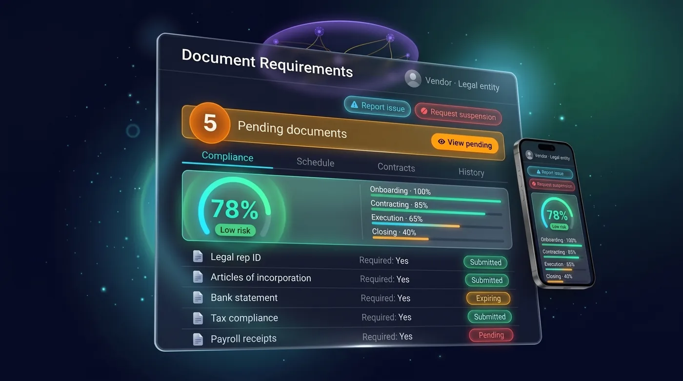Illustration: supplier portal